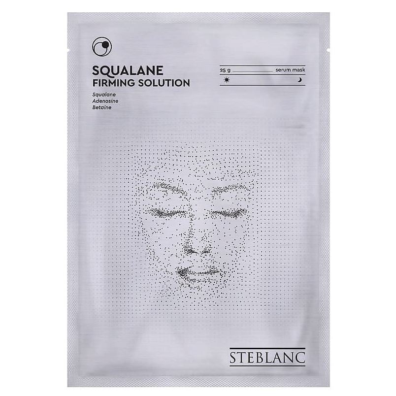 Steblanc Collagen  Squalane Firming Solution Serum Sheet Mask Тканевая маска сыворотка для лица укрепляющая со скваланом