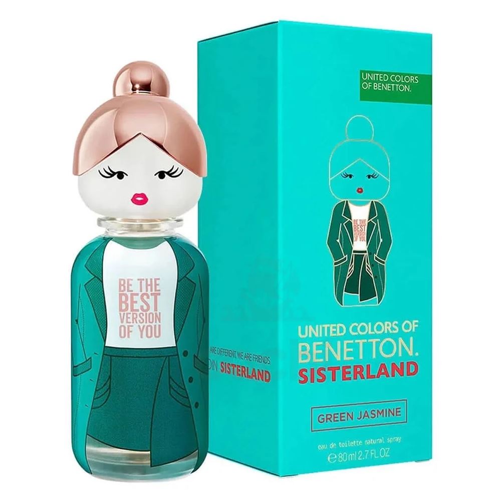 Benetton Fragrance United Colors Of Benetton Sisterland Green Jasmine Олицетворение жизненной энергии и свежести
