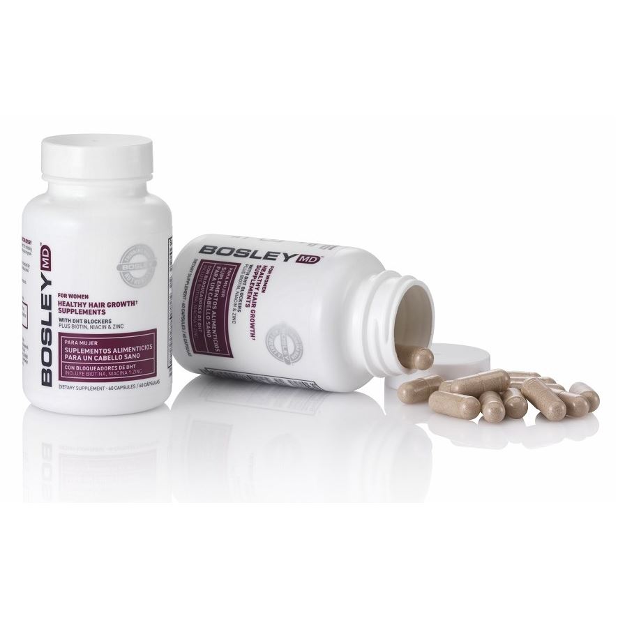 Bosley Интенсивная Терапия For Women Healthy Hair Growth Supplements Комплекс витаминно-минеральный для оздоровления и роста волос - для женщин