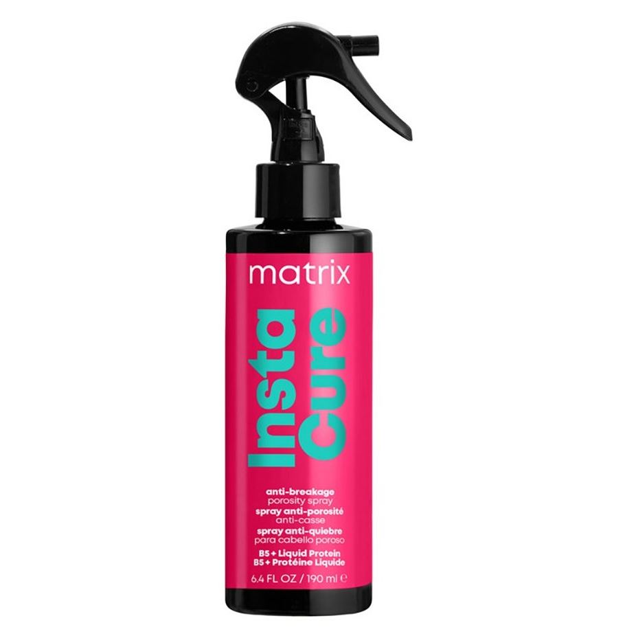 Matrix Total Results InstaCure InstaCure Anti-Breakage Porosity Spray Спрей против ломкости и пористости волос с жидким протеином и провитамином B5. На 60% меньше ломкости!