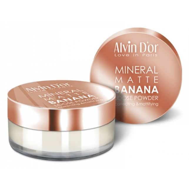 Alvin D or Make Up Mineral Banana Matte Пудра рассыпчатая 