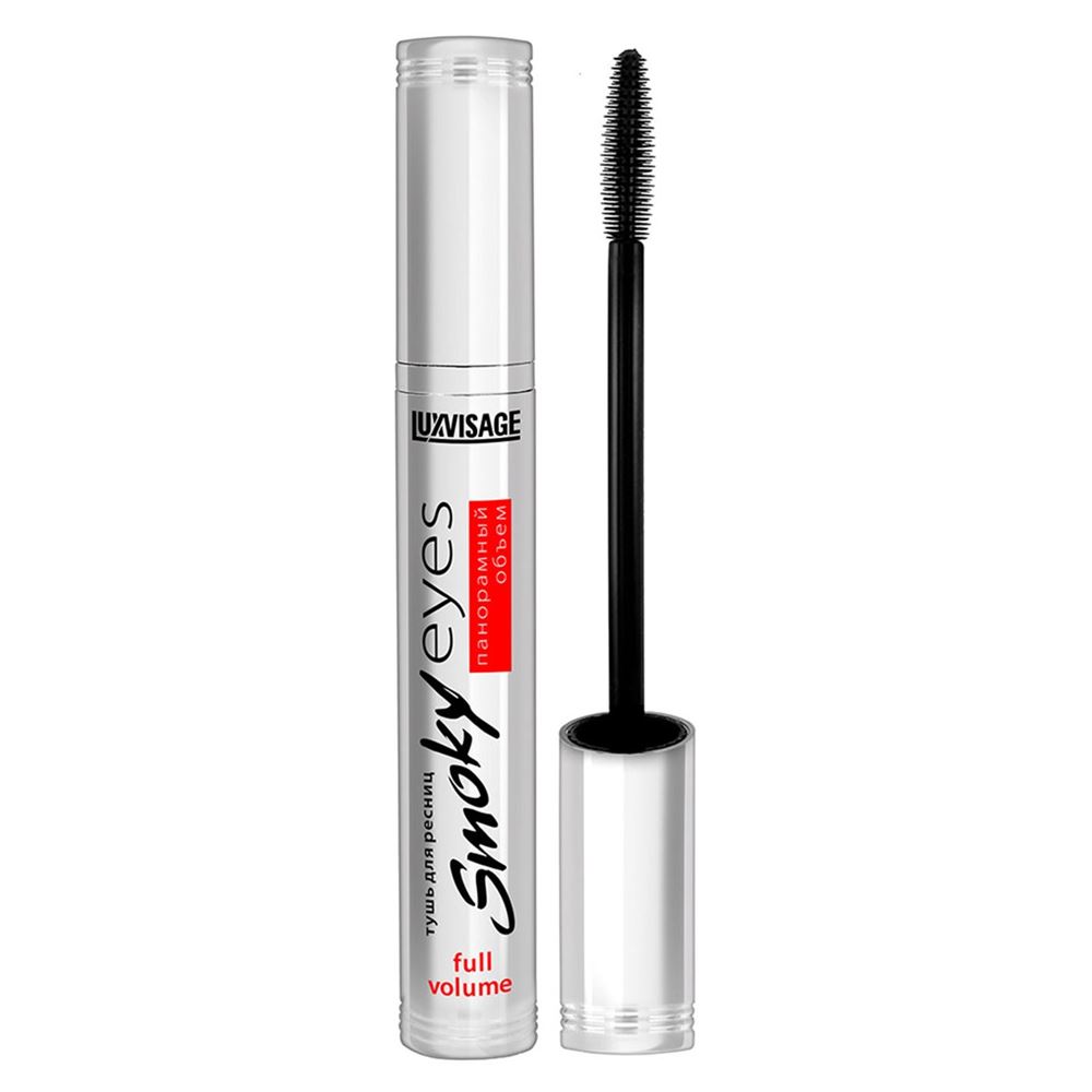 Luxvisage Make Up Тушь для ресниц Smoky Eyes Панорамный объем /силикон/  Тушь для ресниц Smoky Eyes Панорамный объем /силикон/ 