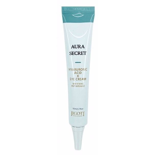 Jigott Skin Care Aura Secret Hyaluronic Acid Eye Cream Крем для кожи вокруг глаз с гиалуроновой кислотой