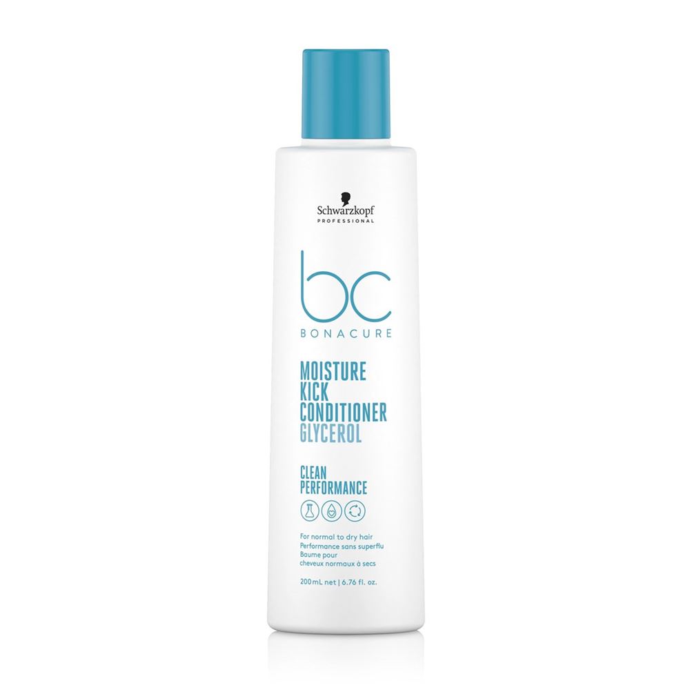 Schwarzkopf Professional Bonacure Clean Performance  Moisture Kick Conditioner Glycerol Кондиционер для нормальных, сухих, ломких, волнистых или вьющихся волос