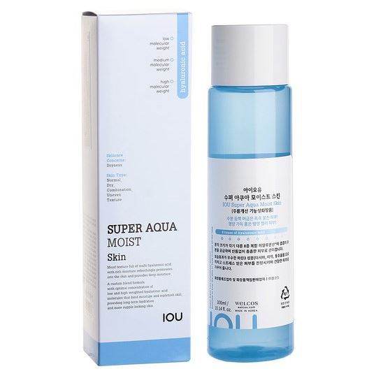 Welcos Skin Care IOU Water-Full Hyaluron Toner Тонер для лица увлажняющий с гиалуроновой кислотой