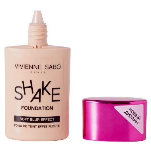 Vivienne Sabo Make Up Тональный крем с эффектом сглаживания Soft Blur Foundation/Fond de teint effet floute "Shakefoundation" Тональный крем с натуральным блюр эффектом 