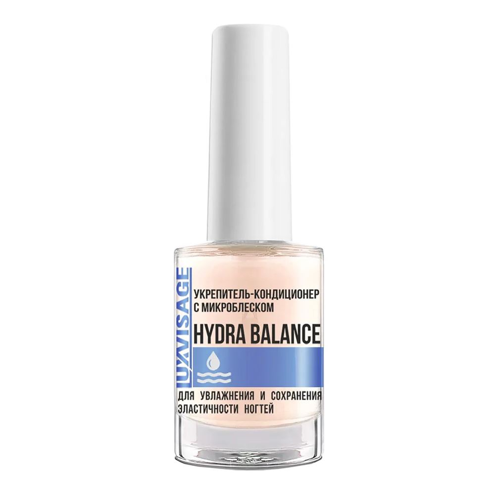 Luxvisage Nail Care & Color  Укрепитель-кондиционер для ногтей с микроблеском"Hydra Balance" Укрепитель-кондиционер для ногтей с микроблеском"Hydra Balance"