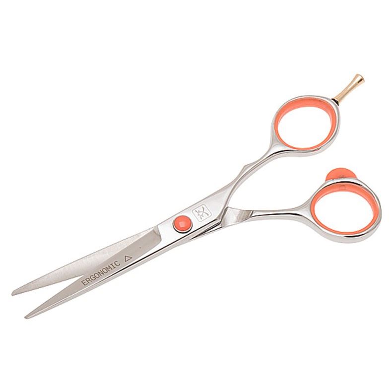 Katachi Парикмахерские ножницы K1655 Ножницы Ergonomic прямые 5,5 Профессиональные парикмахерские ножницы для стрижки Ergonomic 5,5"