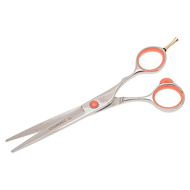 Katachi Парикмахерские ножницы K1660 Ножницы Ergonomic прямые 6.0 Профессиональные парикмахерские ножницы для стрижки Ergonomic 6.0"
