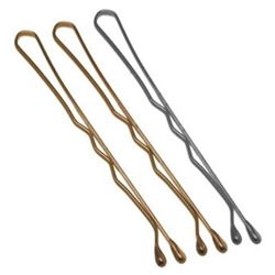 CL154 Невидимки для волос DEWAL коричневые, волна , жесткие 50 мм. 500 гр/уп