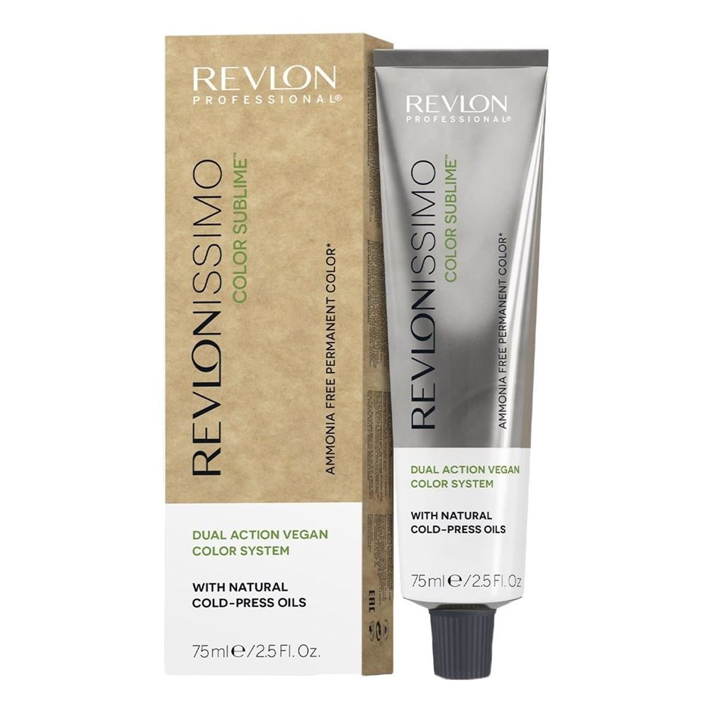 Revlon Professional Coloring Hair Revlonissimo Color Sublime Vegan Веганский перманентный краситель с маслами холодного отжима