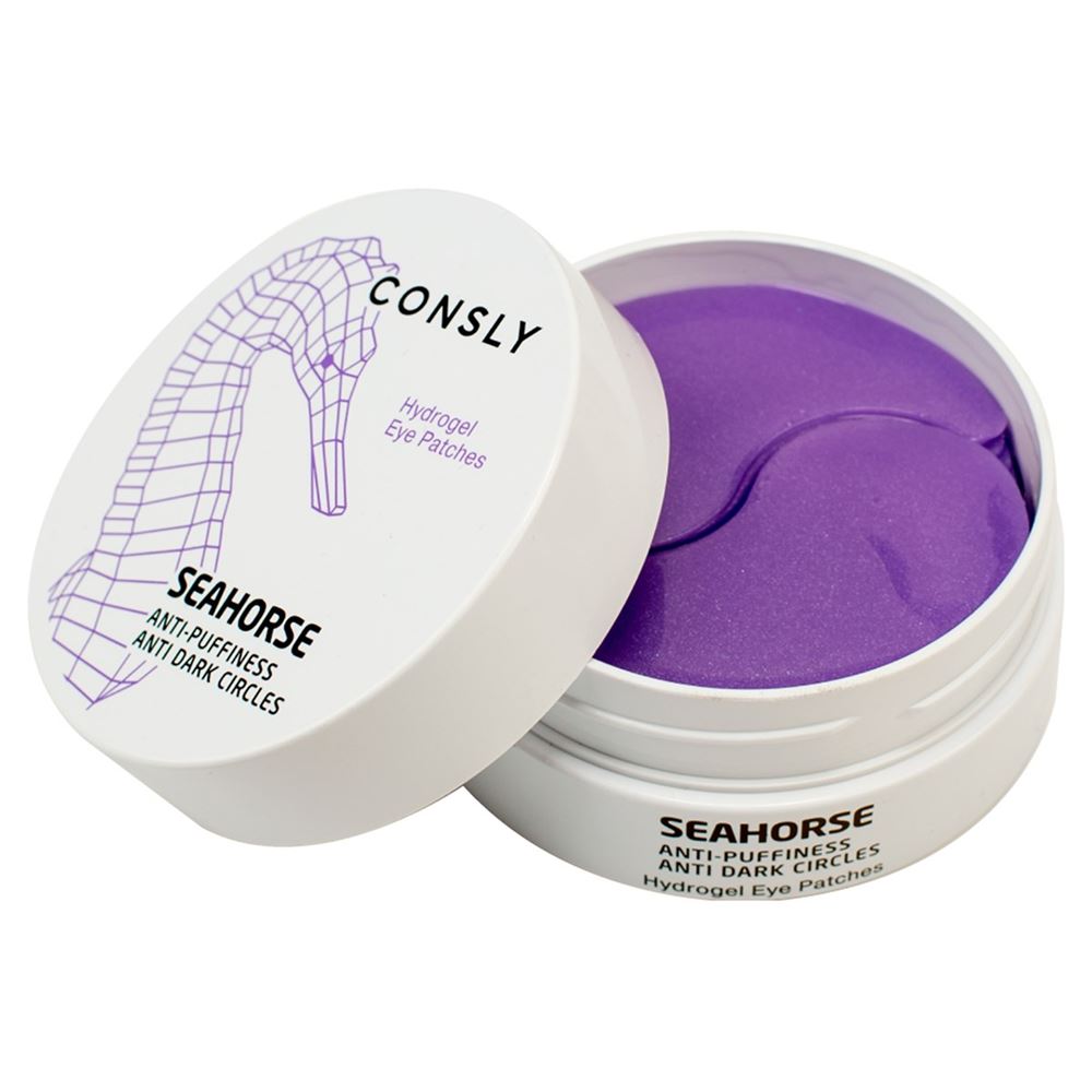 Consly Face Care Hydrogel Seahorse Eye Patches Патчи гидрогелевые для области вокруг глаз с экстрактом морского конька 