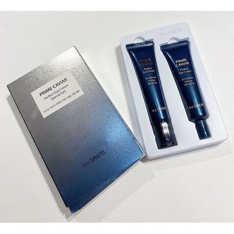 The Saem Face Care Prime Caviar Perfect Eye Cream Special Set Набор кремов для кожи вокруг глаз с экстрактом черной икры