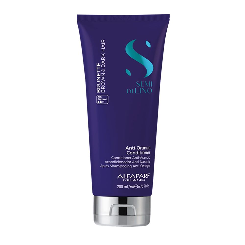 Alfaparf Milano Semi Di Lino Diamond Brunette Anti- Orange Conditioner Кондиционер анти-оранжевый 