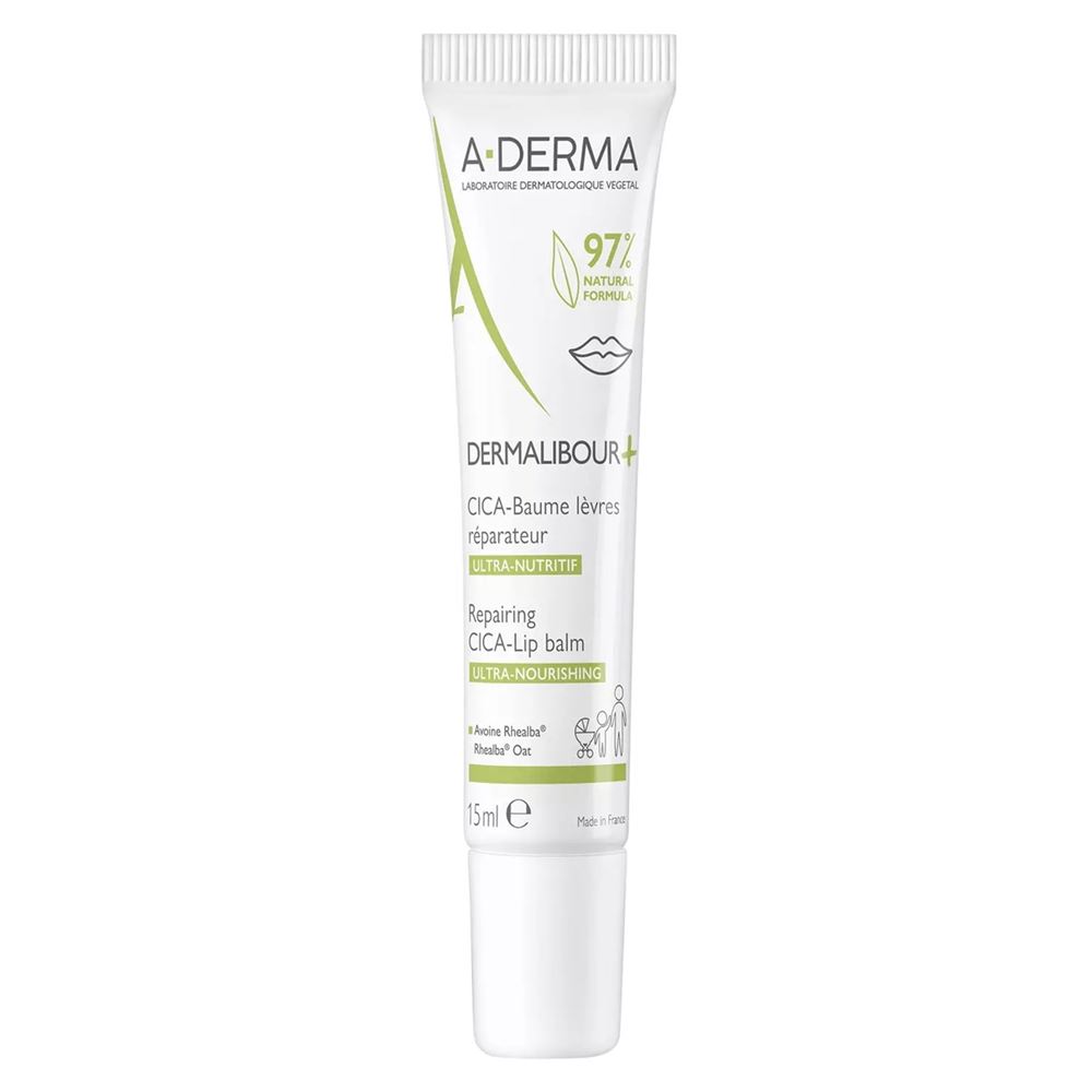 A-Derma Dermalibour+ Dermalibour+ Repairing Cica-Lip Balm Восстанавливающий бальзам для губ