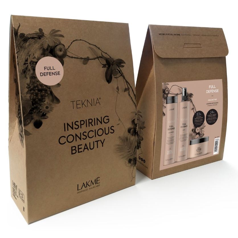 LakMe Teknia Full Defense Set  Подарочный набор: шампунь, спрей, маска 