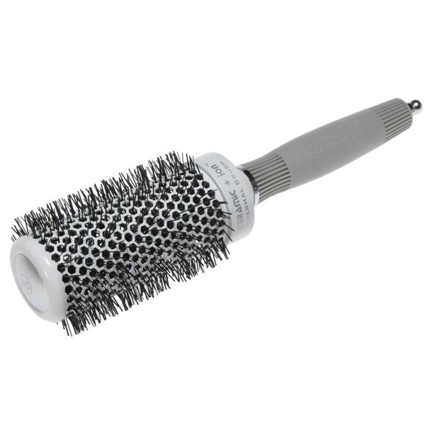 Olivia Garden Брашинги для волос ID2005/OGBCI45 Термобрашинг EXPERT BLOWOUT SHINE White&Grey 45 мм Термобрашинг 