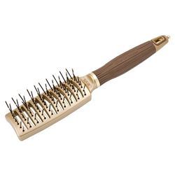 ID2075/OGBNTVTS Щетка EXPERT STYLE VENT Nylon Bristles Gold&Brown
