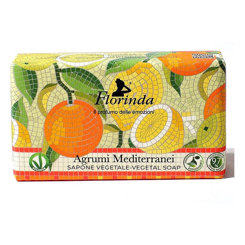 Florinda Tessuti Italiani Mosaico Italiano Agrumi Mediterranei Коллекция Итальянская Мозаика. Средиземноморские Цитрусы 