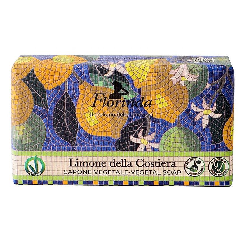 Florinda Tessuti Italiani Mosaico Italiano Soap Limone della Costiera Коллекция "Итальянская Мозаика" Мыло  Limone della Costiera  / Прибрежный Лимон