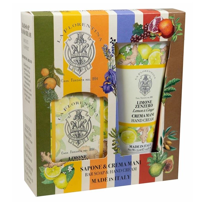 La Florentina Body Care Набор Pomario Lemon & Ginger Набор Pomario Лимон и Имбирь: Крем для рук, Мыло