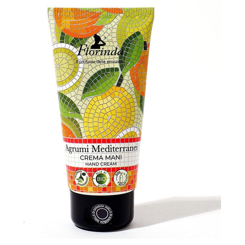 Florinda Tessuti Italiani Mosaico Italiano Hand Cream Agrumi Mediterranei  Коллекция Итальянская Мозаика. Крем для рук Средиземноморские Цитрусы 