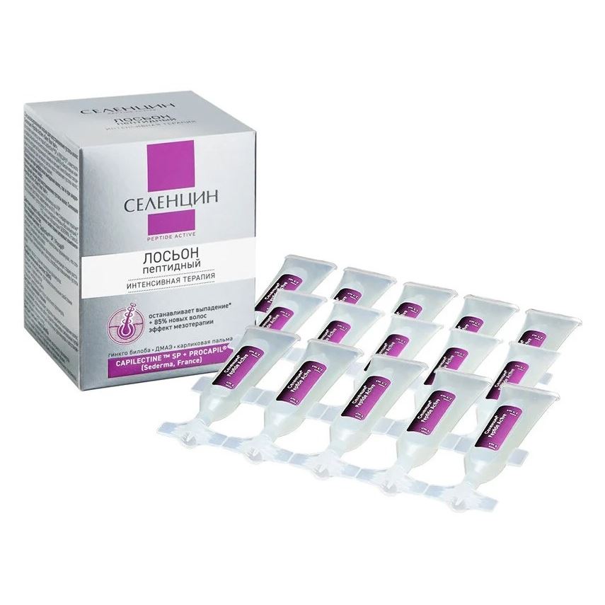 Selencin Peptide Active  Peptide Active Lotion Лосьон пептидный для восстановления густоты волос