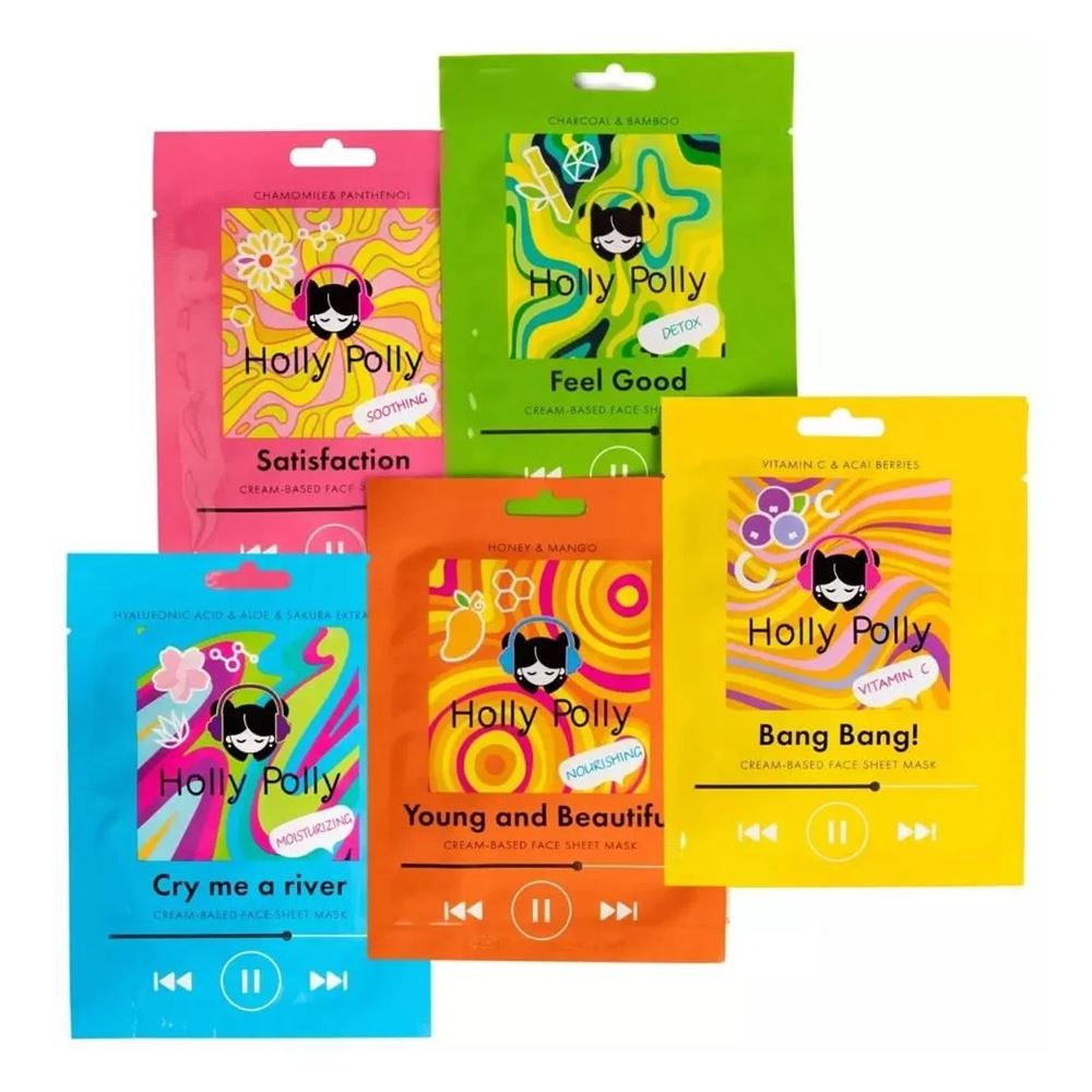 Holly Polly Face Care Cream-Based Fase Sheet Mask  Тканевая маска для лица на кремовой основе 