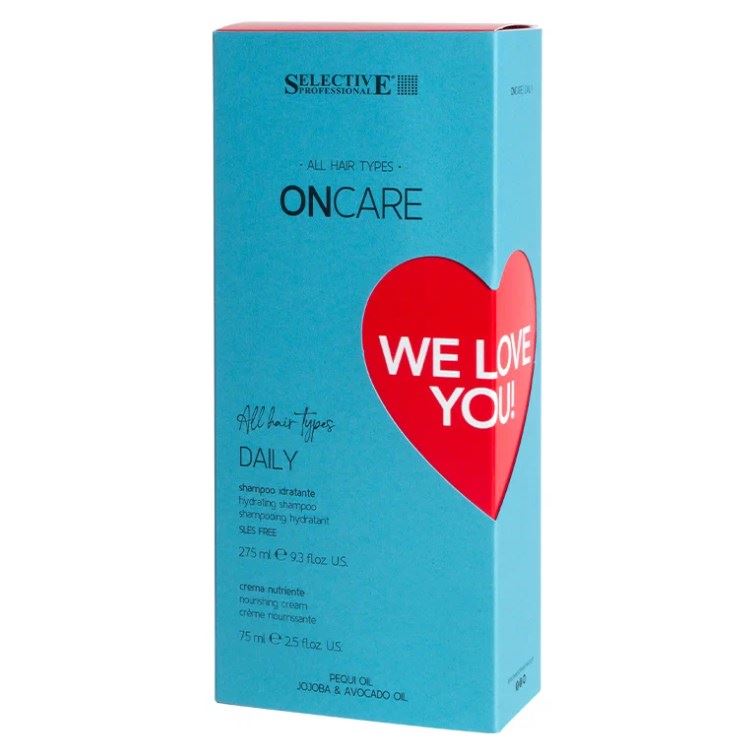 Selective Professional ONcare NUTRITION OnCare We Love You! Daily Set Набор: шампунь, крем для рук