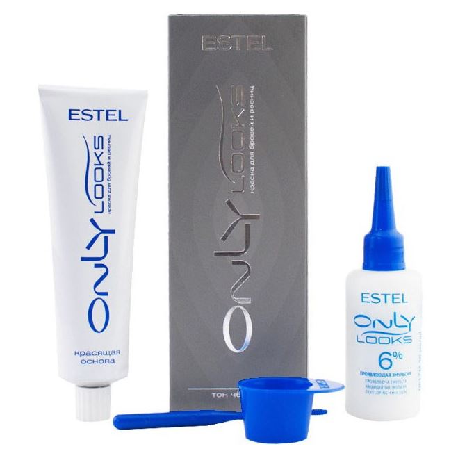 Estel Professional Coloring Hair ONLY looks  Краска для бровей и ресниц
