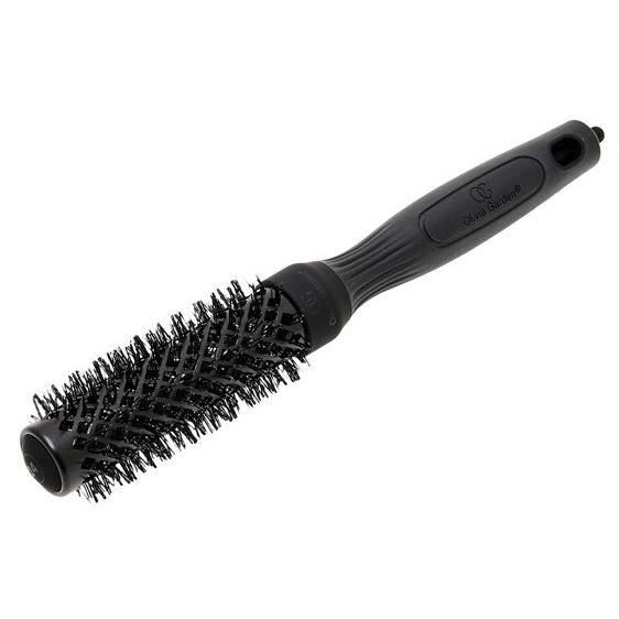 Olivia Garden Брашинги для волос ID2116/BR-BL1PC-TH024 Термобрашинг EXPERT BLOWOUT SHINE Wavy Bristles Black Label 25 мм Термобрашинг
