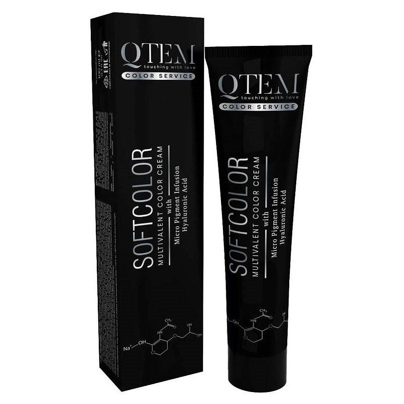 Qtem Color Hair Softcolor Multivalent Color Cream Мультивалентный краситель c микропигментом и гиалуроновой кислотой