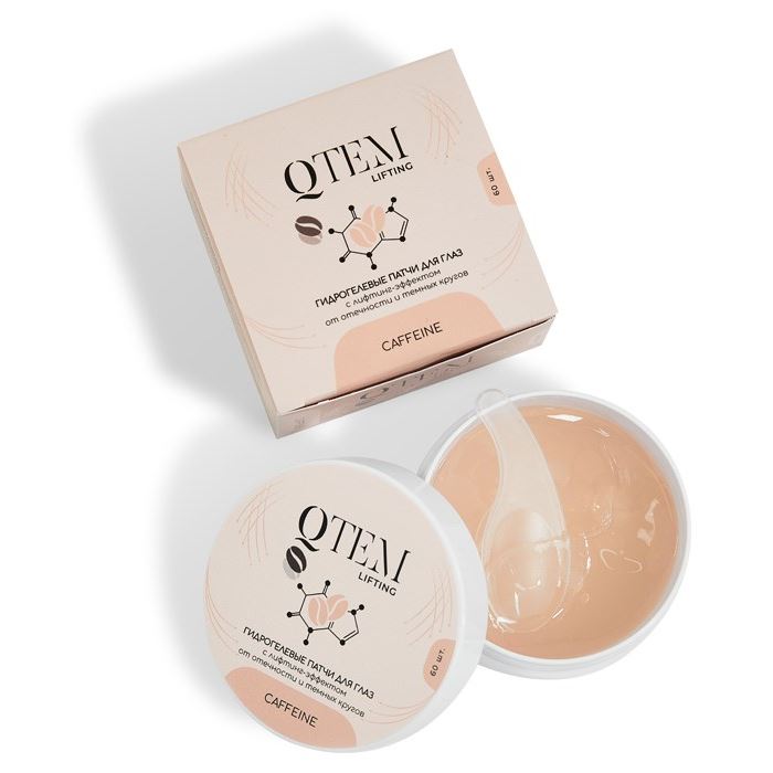 Qtem Face Care Lifting Eye Patches Гидрогелевые патчи для глаз с лифтинг-эффектом от отечности и темных кругов