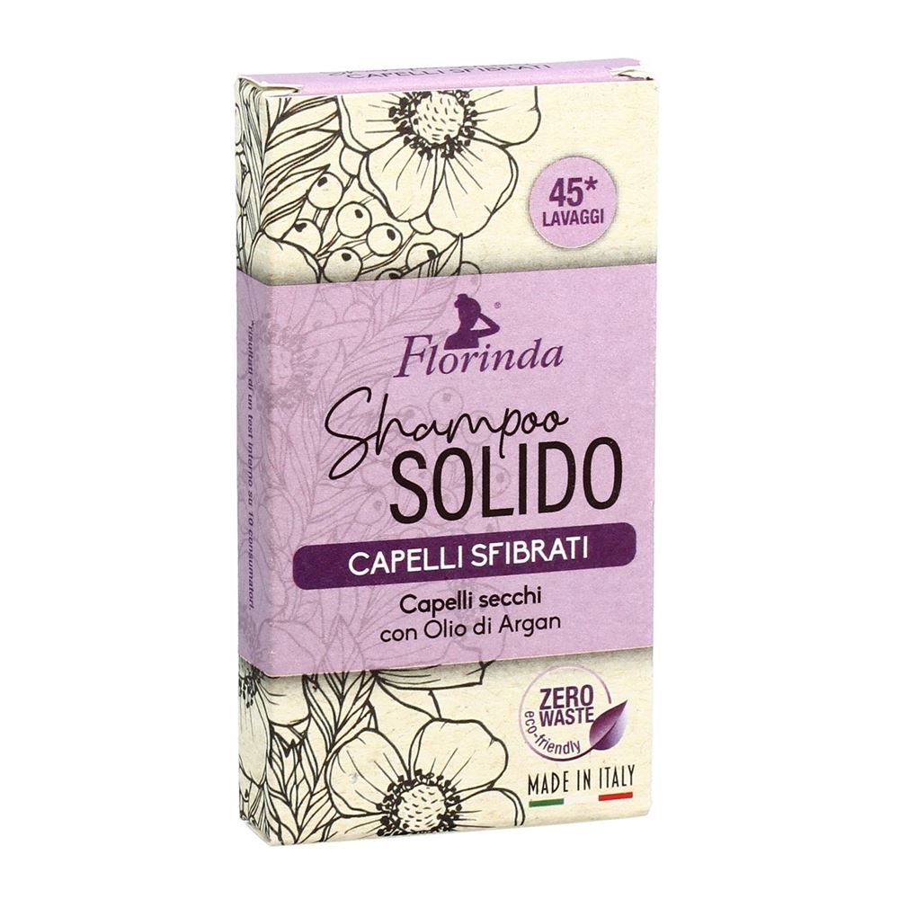 Florinda One Fragrance Collection Shampoo Solido Capelli Sfibrati con Olio di Argan Твердый шампунь для волос для Сухих Ослабленных Волос с маслом Арганы
