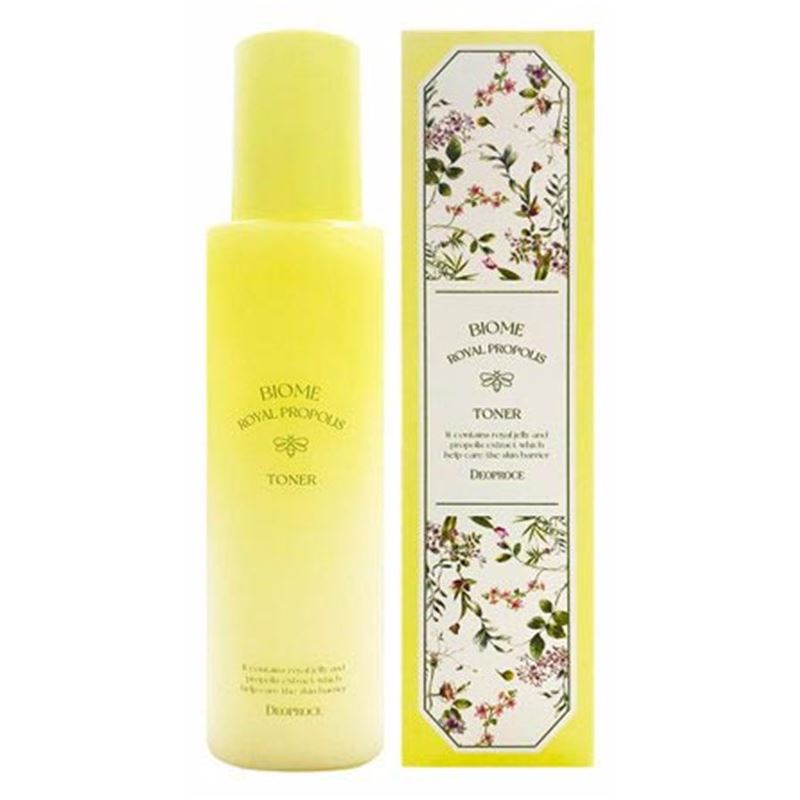 Deoproce Natural Skin Biome Royal Propolis Toner Антивозрастной тонер для лица с экстрактами маточного молочка и прополиса