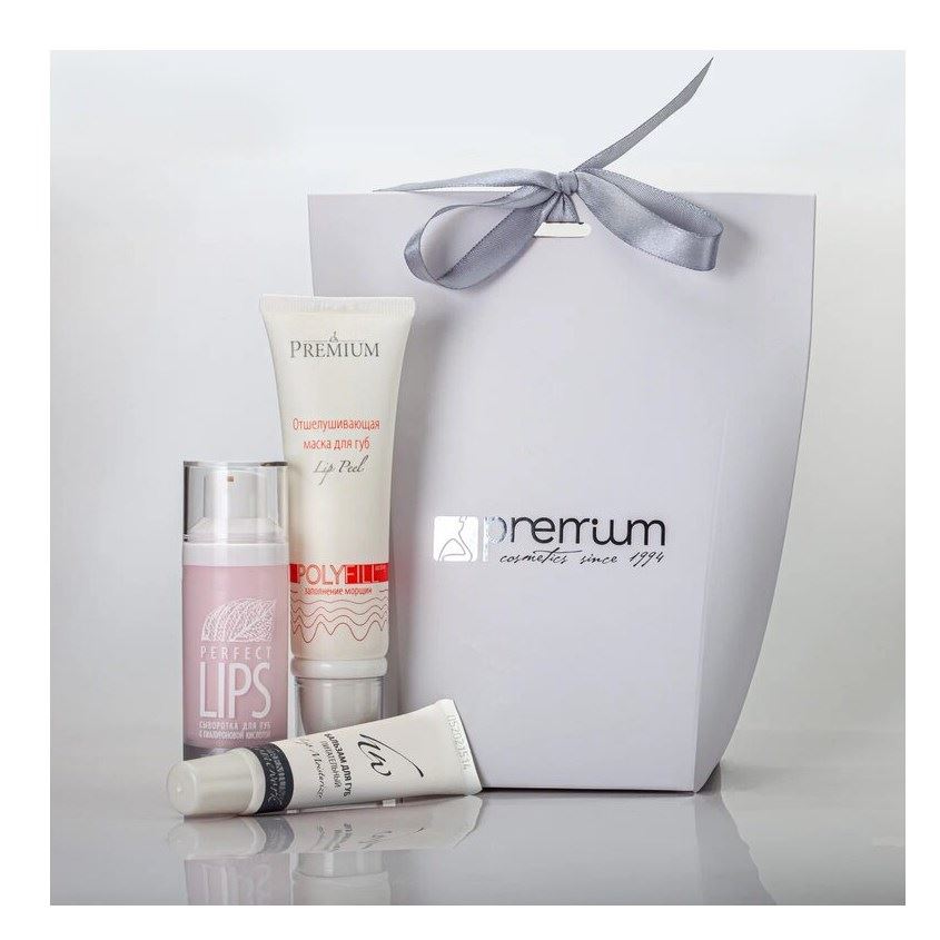 Premium Homework  Набор Perfect Lips Set Набор: бальзам для губ, отшелушивающая маска для губ, сыворотка для губ