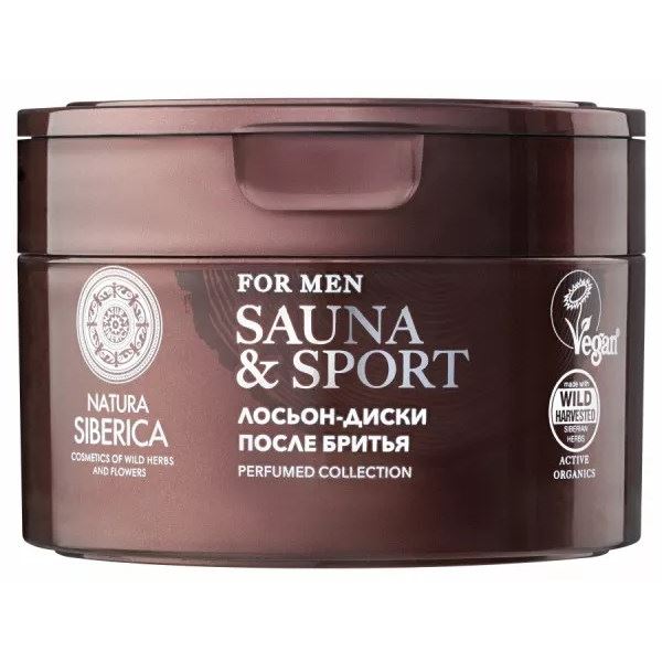 Natura Siberica Уход за лицом Men Sauna & Sport Лосьон-диски после бритья Лосьон-диски после бритья