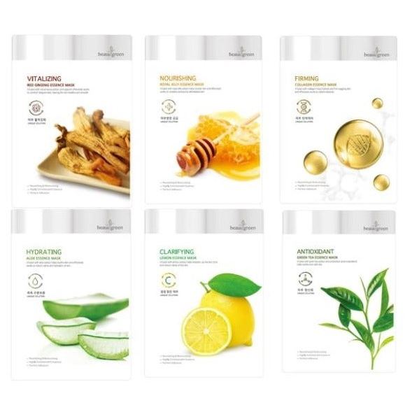 BeauuGreen Masks and Patches Premium Essence Mask Маска для лица на тканевой основе