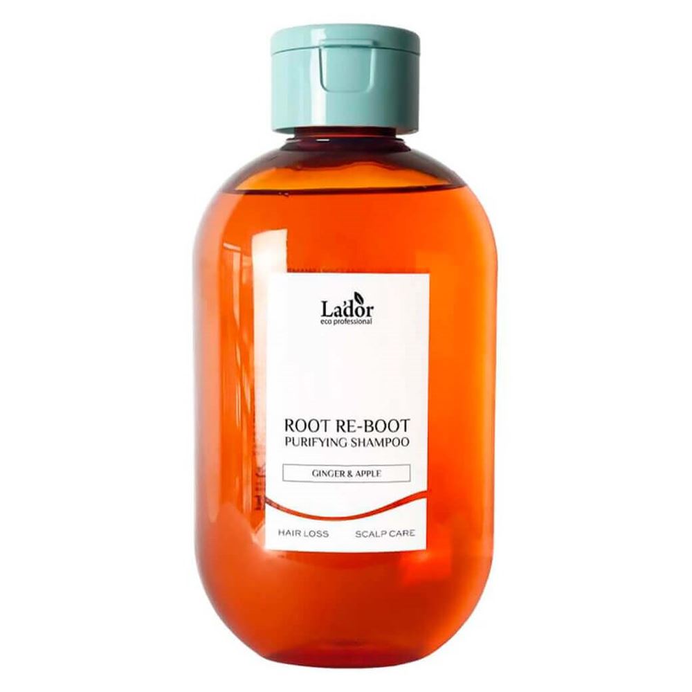 La'dor  Hair Care Root Re-Boot Purifying Shampoo Ginger & Apple Шампунь для чувствительной и жирной кожи головы с имбирем и яблоком