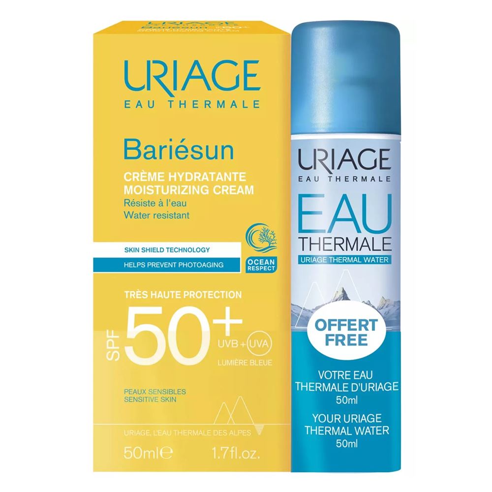 Uriage Bariesun Набор Bariesun: крем SPF 50+, Термальная вода Набор Bariesun: крем SPF 50+, Термальная вода