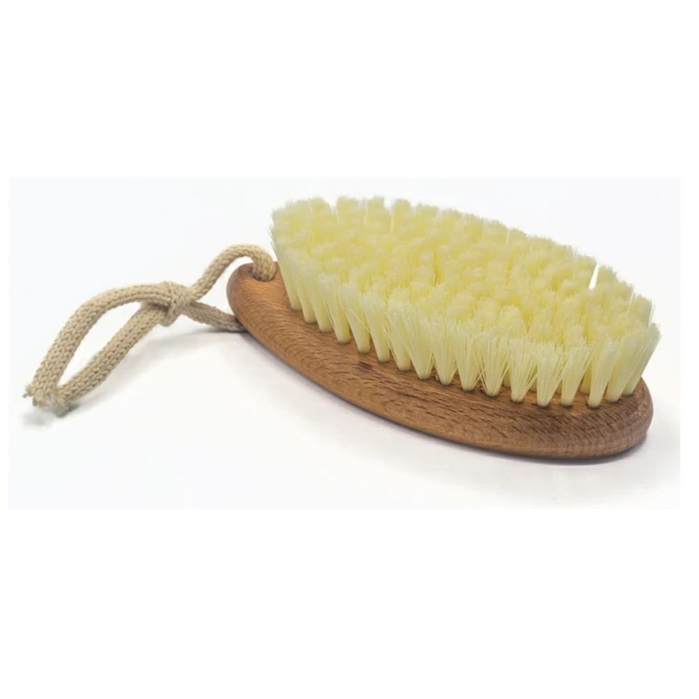 VIVAL Мочалки Щётка для сухого массажа M компакт овальная, 13.5 см Щётка для сухого массажа 