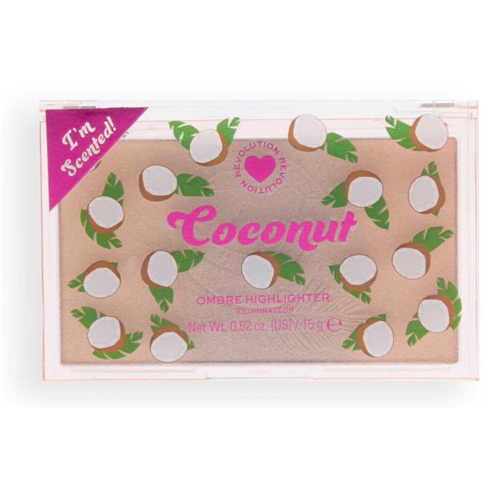 I Heart Revolution Make Up Ombre Highlighter  Хайлайтер для лица Ombre Highlighter Coconut