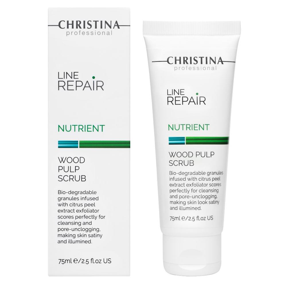 Christina Line Repair  Nutrient Wood Pulp Scrub  Скраб с частицами коры цитрусовых 