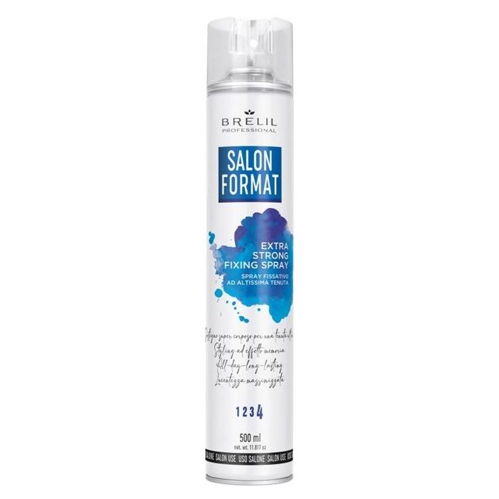 Brelil Professional Salon Format Salon Format Extra Strong Fixing Spray Закрепляющий спрей с очень высокой степенью фиксации