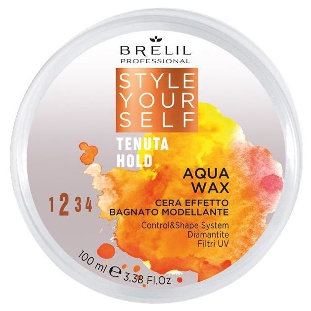 Brelil Professional Style Your Self  Style Your Self Tenuta Hold Aqua Wax Воск для моделирования с мокрым эффектом 