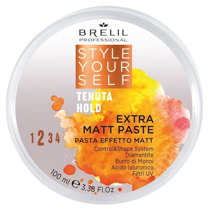 Brelil Professional Style Your Self  Style Your Self Tenuta Hold Extra Matt Paste Паста с матовым эффектом 