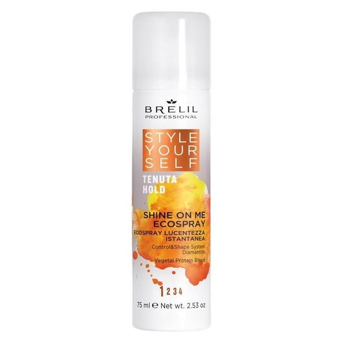 Brelil Professional Style Your Self  Style Your Self Tenuta Hold Shine On Me Ecospray Эко-спрей с мгновенным эффектом блеска