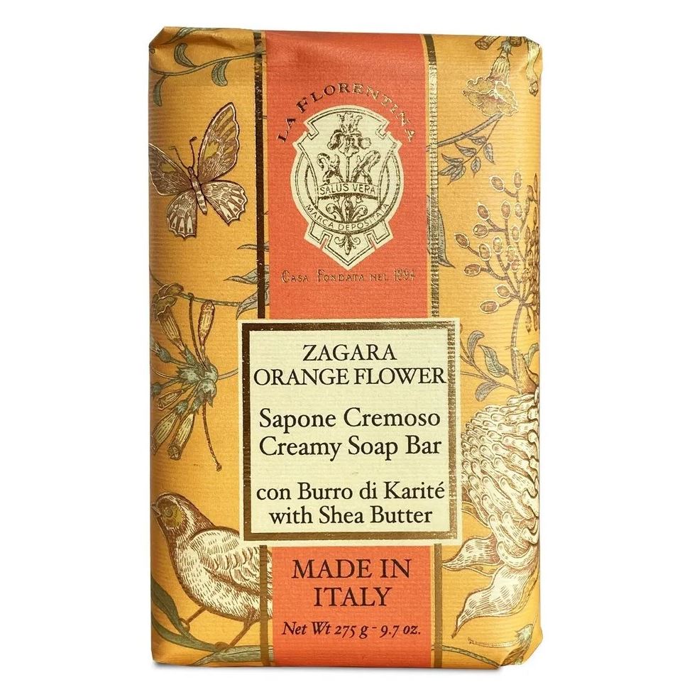 La Florentina Body Care Butterfly Cremy Soap Bar Orange Flower Крем-мыло Флердоранж 