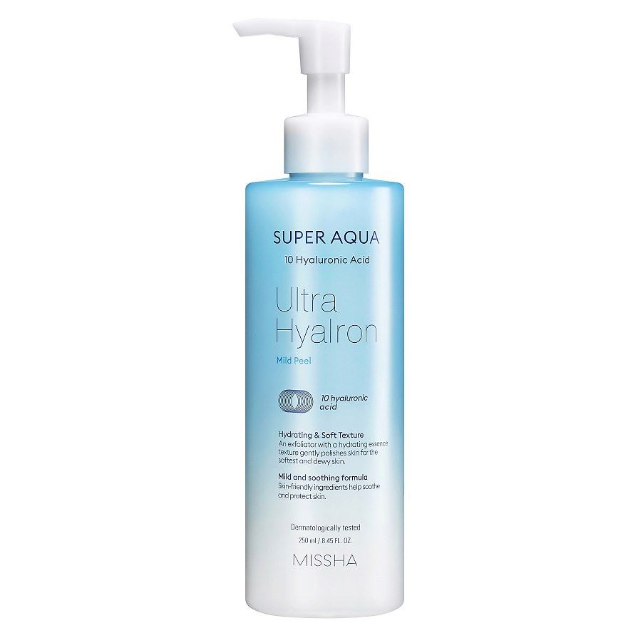 Missha Face Care Super Aqua Ultra Hyalron Mild Peel  Мягкий гель-скатка