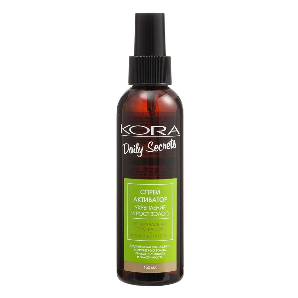 KORA Уход за волосами Daily Secrets Спрей-активатор Укрепление и рост волос  Спрей-активатор Укрепление и рост волос 